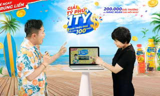Một cửu vạn trúng 100 triệu đồng nhờ giải khát với Trà Xanh Không Độ