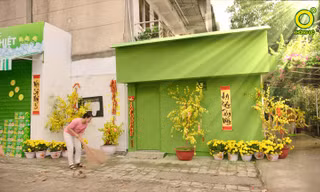 Lấy bối cảnh người người người, nhà nhà chuẩn bị đón Tết