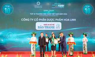 Bảo Thanh được vinh danh top 10 thương hiệu xanh Việt Nam năm 2024