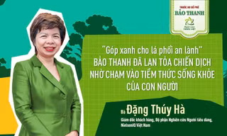 'Góp xanh cho lá phổi an lành' của Bảo Thanh: Lan tỏa nhờ chạm vào tiềm thức sống khỏe của con người