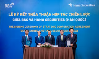 Hana Securities (Hàn Quốc) đã chính thức thanh toán để trở thành cổ đông chiến lược của BSC 