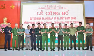 Ra mắt văn phòng liên lạc phòng, chống ma tuý và tội phạm qua biên giới giữa hai tỉnh Nghệ An và Xiêng Khoảng