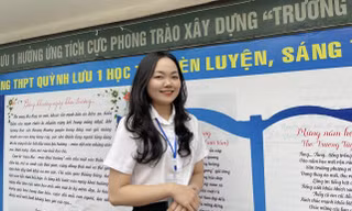 Nữ sinh sư phạm là đảng viên, đạt thành tích học tập xuất sắc