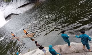Tìm thấy thi thể người đàn ông bị nước cuốn mất tích khi tắm thác 7 tầng
