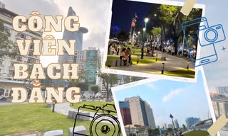 Công viên bến Bạch Đằng (TP.HCM): Lên hình góc nào cũng đẹp không khác "studio ngoài trời"