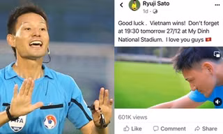 Người hâm mộ ĐT Malaysia tìm ra bằng chứng trọng tài người Nhật "thiên vị" ĐT Việt Nam?
