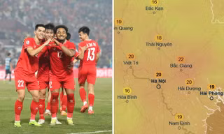 Thời tiết ở Việt Trì ngày diễn ra Chung kết lượt đi AFF Cup 2024 sẽ thế nào?