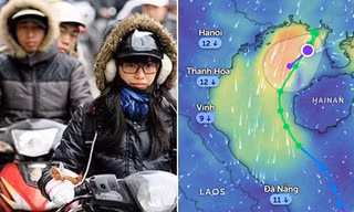 Bão số 5 (bão Sanba) thách thức các dự báo, kết hợp với không khí lạnh từ phía Bắc