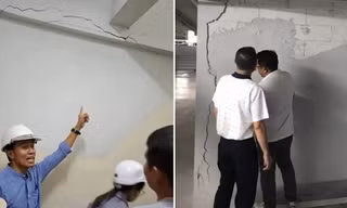 Những vết nứt trên tường nhà sau rung chấn do động đất Myanmar: Nguy cơ thế nào?