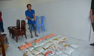 Bị bắt quả tang khi đang vận chuyển 45kg ma tuý đi TP HCM tiêu thụ