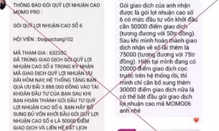 Ham lợi nhuận làm nhiệm vụ trên ứng dụng, người đàn ông bị lừa hơn 300 triệu đồng 