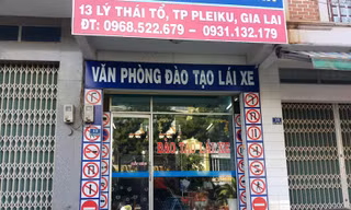 Văn phòng đào tạo lái xe tại thành phố Pleiku