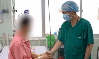 Bệnh nhân hồi phục sau khi được phẫu thuật.
