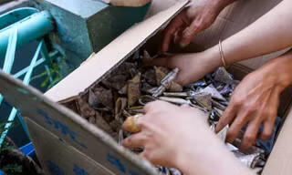Ném hơn chục triệu đồng tiền lẻ cúng cô hồn ở Sài Gòn