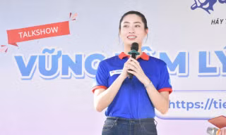 Hoa hậu Lương Thùy Linh tư vấn sĩ tử cách giảm áp lực khi ôn thi