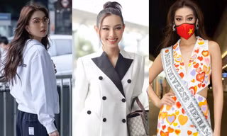 Mỹ nhân Việt biến sân bay thành sàn catwalk: Thùy Tiên chuộng style ôm sát, Kỳ Duyên chất lừ