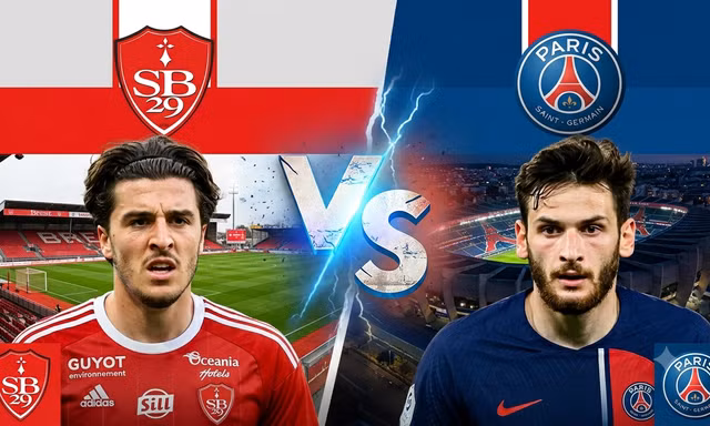 Brest vs PSG.