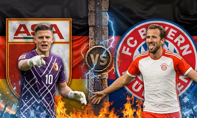 Augsburg vs Bayern Munich.