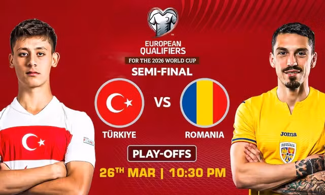 Thổ Nhĩ Kỳ vs Romania.