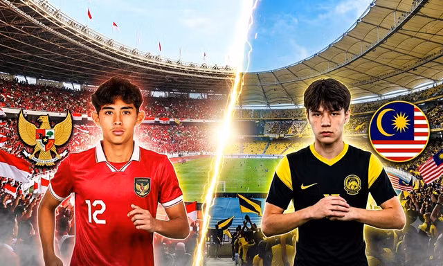 U20 Indonesia vs U20 Malaysia.