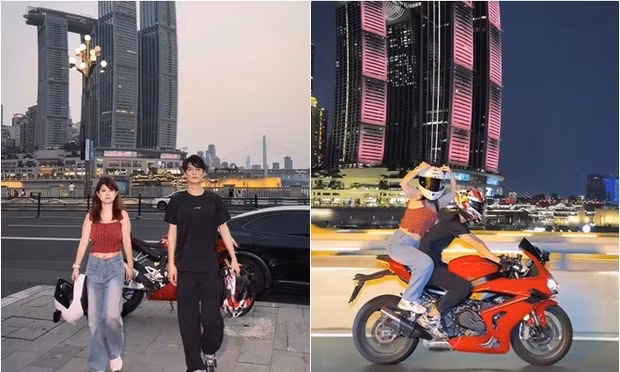 Trào lưu quay video với mô tô ở Trùng Khánh gây 'bão mạng'