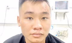 Nguyễn Đức Anh tại cơ quan công an sau khi bị bắt giữ để điều tra về hành vi giết người.
