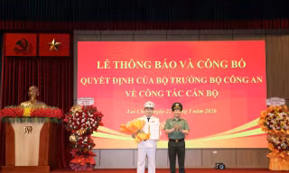 Lai Châu có tân Giám đốc Công an tỉnh
