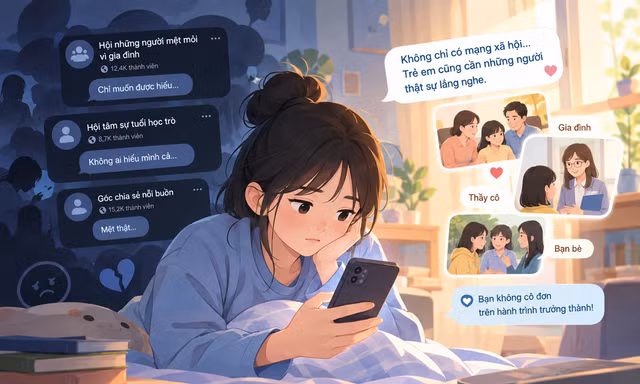 Vì sao các hội nhóm tiêu cực trên mạng hút nhiều bạn trẻ: Những cảm xúc chưa được lắng nghe 