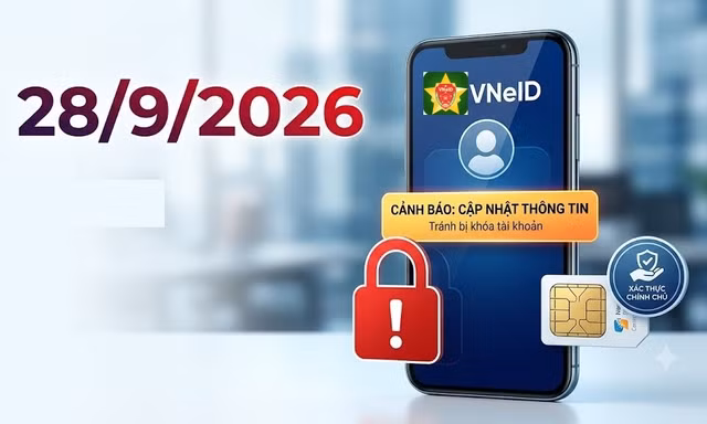 Từ 28/9, VNeID có thay đổi lớn, người dùng cần lưu ý để tránh bị khóa tài khoản
