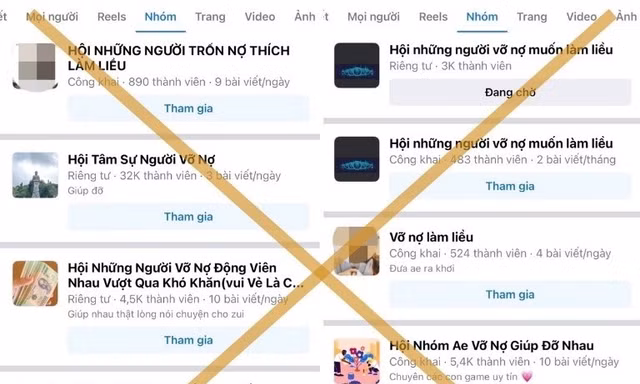 Cảnh báo "bẫy nợ" trên mạng: Từ hội nhóm "bùng nợ" đến nguy cơ vi phạm pháp luật