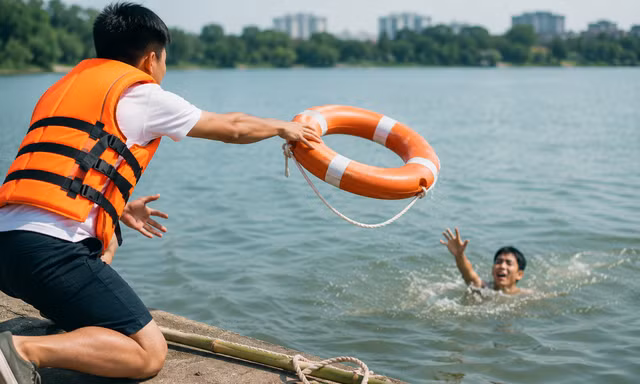 Phát hiện người bị đuối nước, cần làm gì để không biến mình thành nạn nhân?