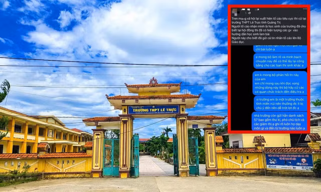 Toàn cảnh vụ tiêu cực thi tốt nghiệp tại Quảng Trị dẫn đến 2 giáo viên bị khởi tố