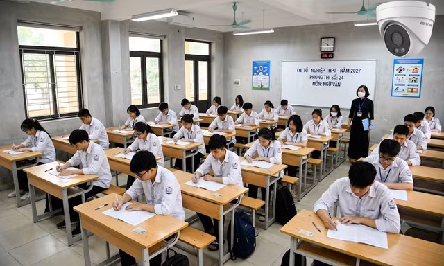 Thi tốt nghiệp THPT 2027: Đề xuất tăng camera phòng thi, trộn thí sinh từ nhiều trường