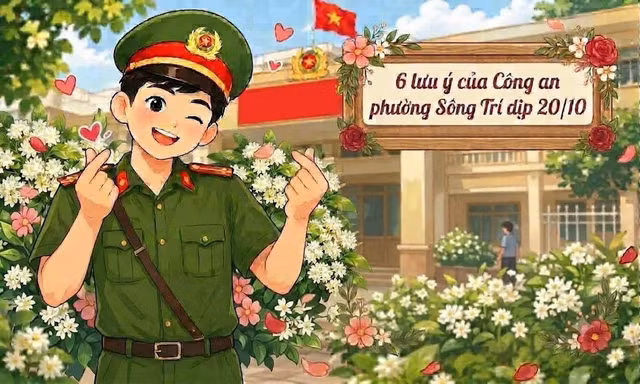 Công an phường “dặn dò” dịp 20/10: Đừng vì quà đắt tiền mà làm điều dại dột