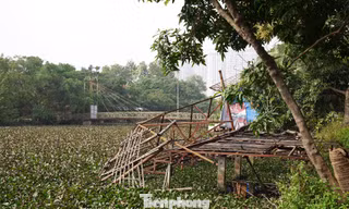 Khu sinh thái 15ha giữa Hà Nội bị bỏ hoang, hóa thành bãi rác, sân pickleball