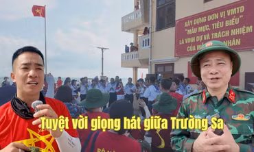 Bất ngờ với những giọng hát của lính trẻ ở Trường Sa