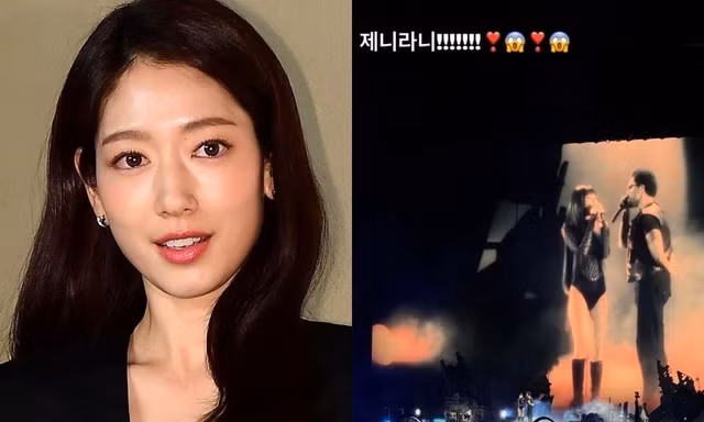 Park Shin Hye xuất hiện 16 ngày sau khi sinh con, 'đụng ngay' Jennie (BLACKPINK)