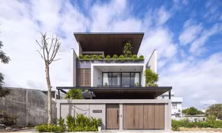 Ngôi nhà hiện đại với thiết kế mở