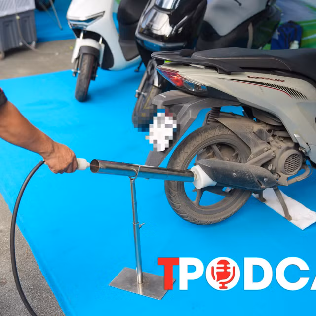 Thông tin mới về kiểm định khí thải xe máy ở TPHCM