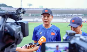 HLV Kim Sang Sik: 'Mục tiêu hàng đầu là chiến thắng trước Pakistan'