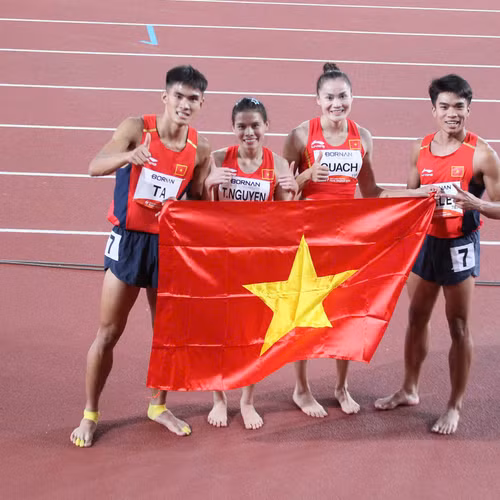 Kịch tính nghẹt thở ở cuộc đua tiếp sức, Việt Nam phá kỷ lục quốc gia giành HCĐ tại Asiad 20 