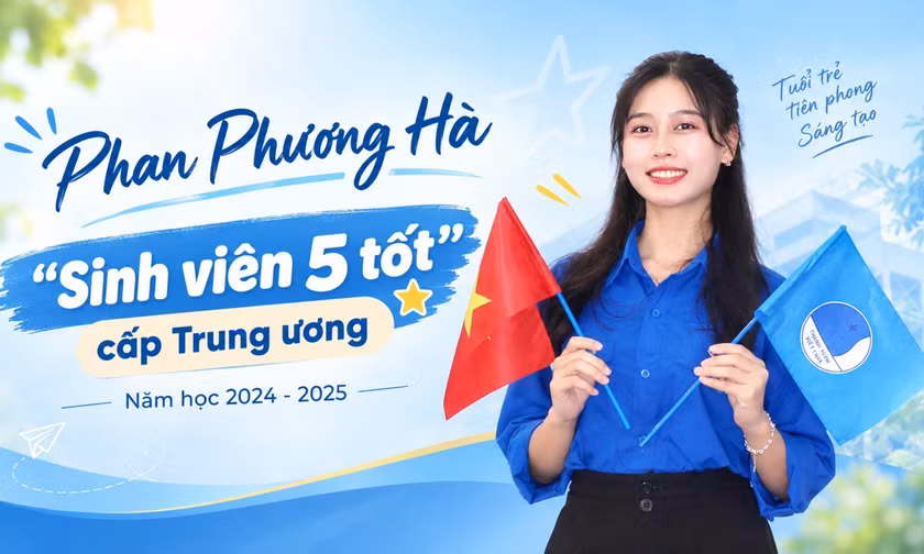 Nữ sinh đạt danh hiệu 'Sinh viên 5 tốt' cấp Trung ương, nỗ lực trong nghiên cứu khoa học và hoạt động Đoàn - Hội