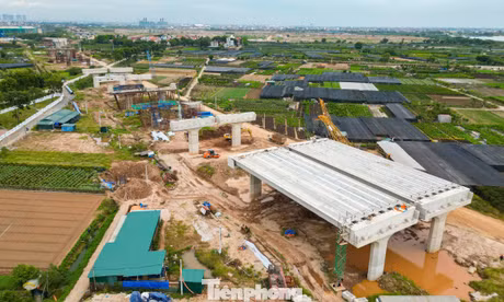 Cầu Ngọc Hồi tăng tốc thi công, dự kiến về đích trước APEC 2027