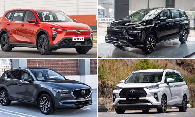 Top 10 ô tô bán chạy nhất tháng 4: Nhiều xe 7 chỗ hút khách