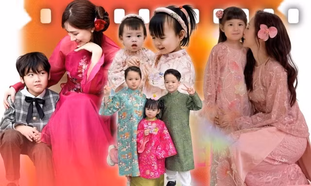 Nhóc tì nhà sao Việt du Xuân: Pam "năng suất", con gái Đỗ Mỹ Linh dễ thương