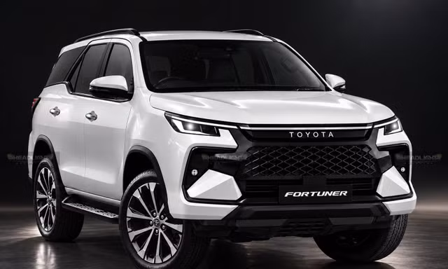 Bản xem trước khác lạ của Toyota Fortuner đời mới
