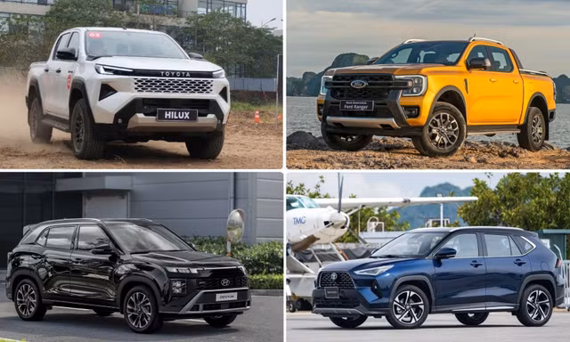 Bất ngờ ở top ô tô xăng, dầu bán chạy nhất tháng 2 tại Việt Nam