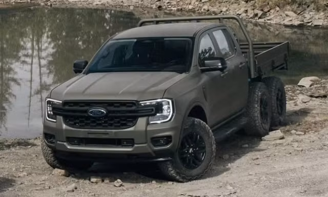 Ford Ranger phiên bản 6 bánh phục vụ quân đội