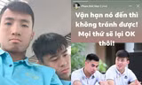 Các cầu thủ Việt động viên Duy Mạnh cố gắng để vượt qua chấn thương