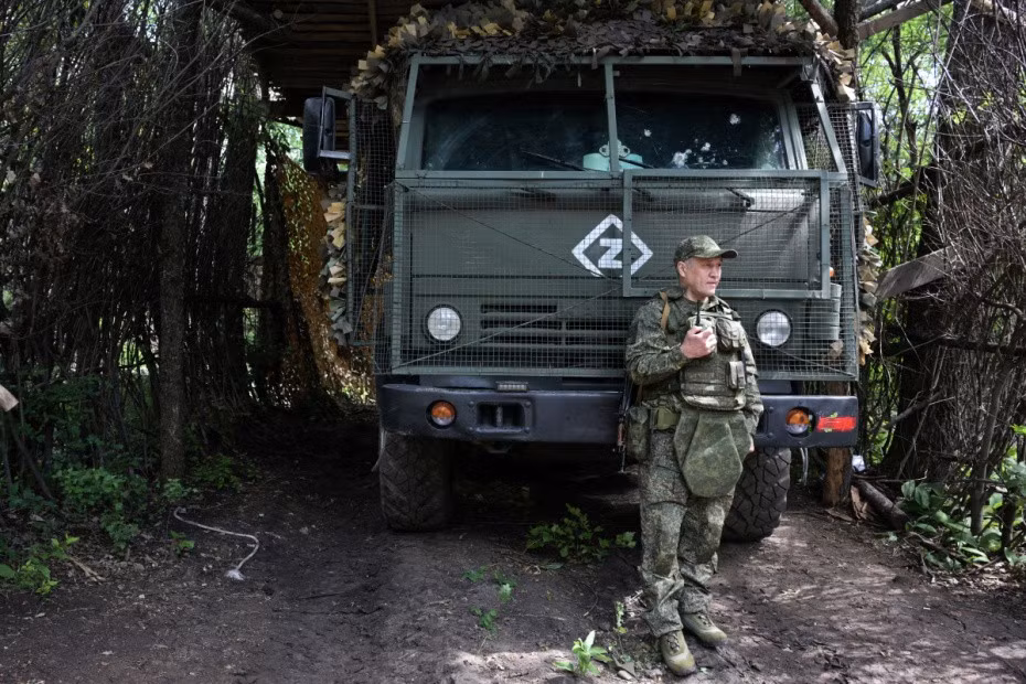 Lính Nga trên chiến trường Ukraine. Ảnh: RIA-Novosti.